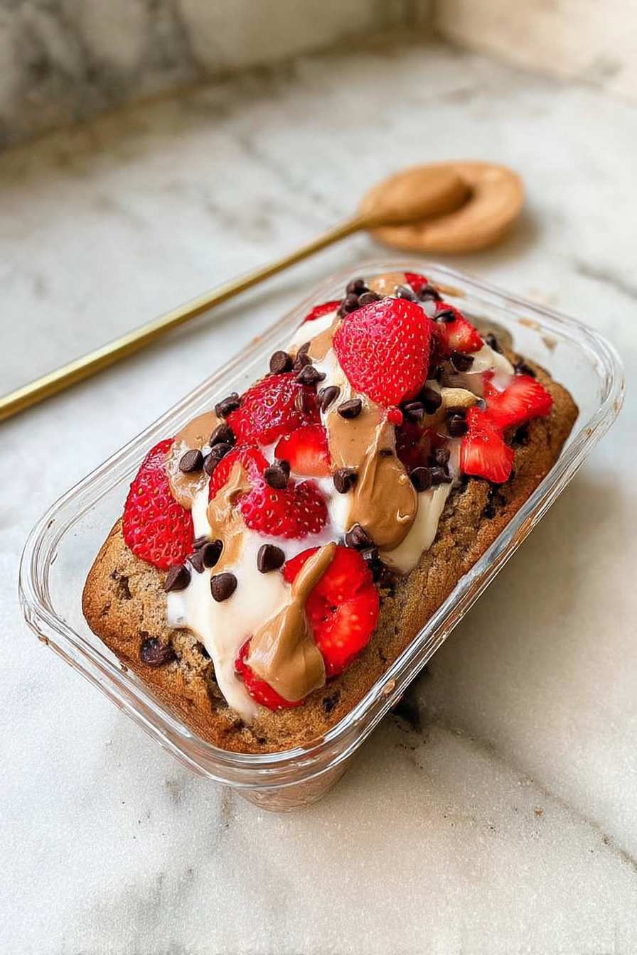 microwave banana bread image