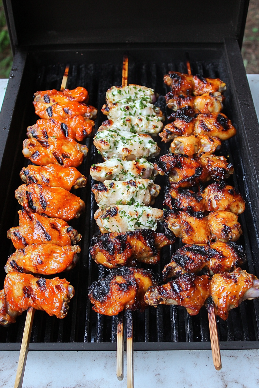 Chicken Wing Skewers