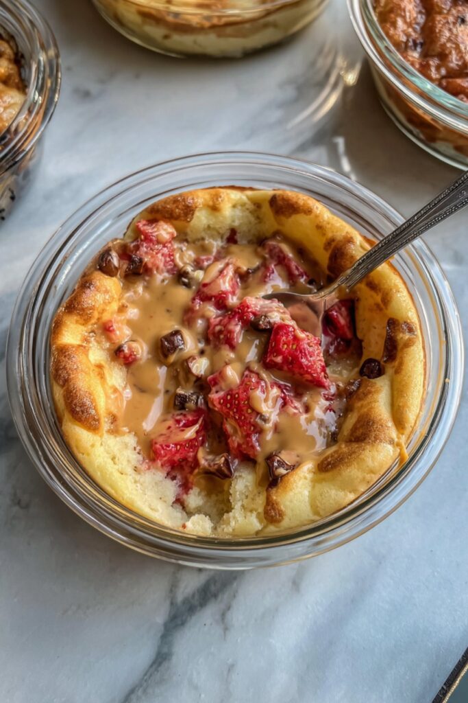 Baked Protein Pancake Bowls- great