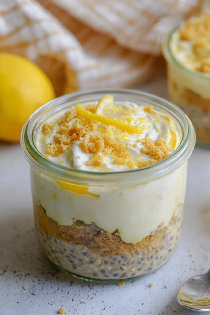 Lemon Cheesecake Overnight