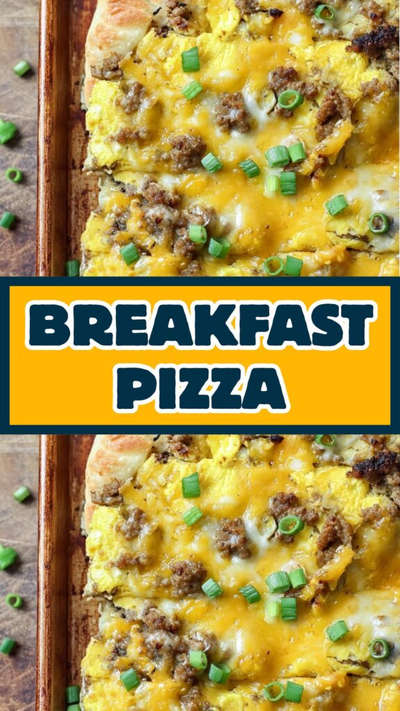 sausage gravy crescent rolls breakfast pizza