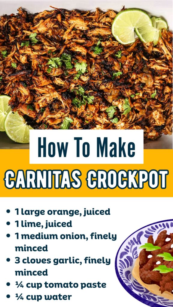 Easy Carnitas Crockpot
