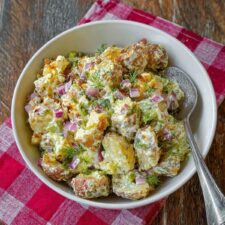Smashed Potato Salad