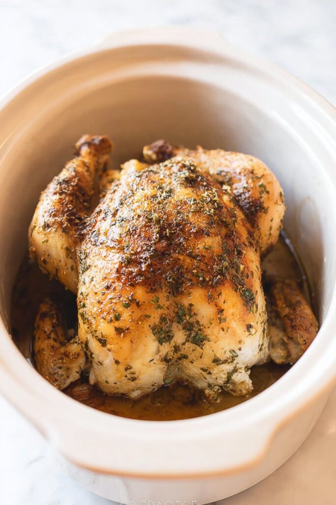 Whole chicken seasoned