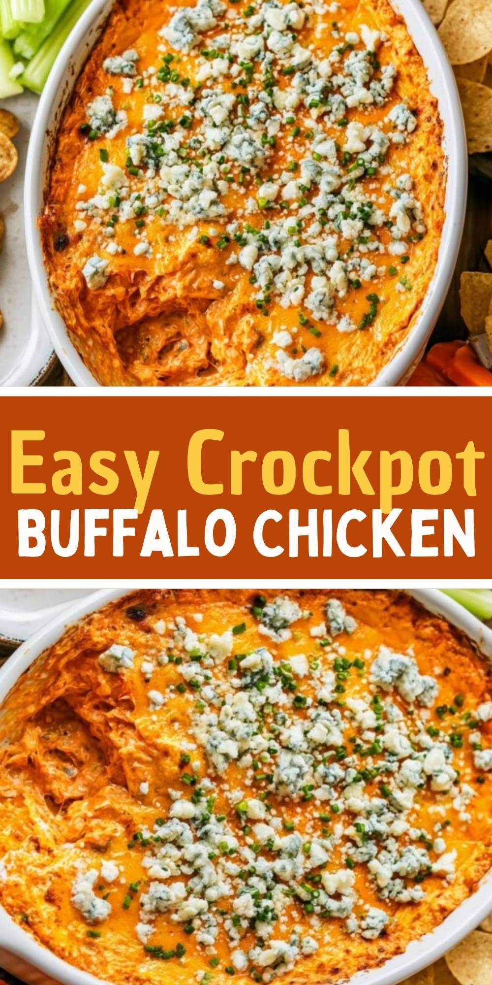 Crockpot Buffalo Chicken Dip
