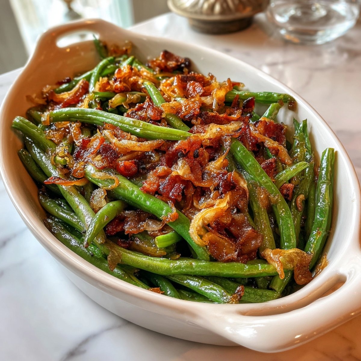 Green Bean Casserole With Bacon