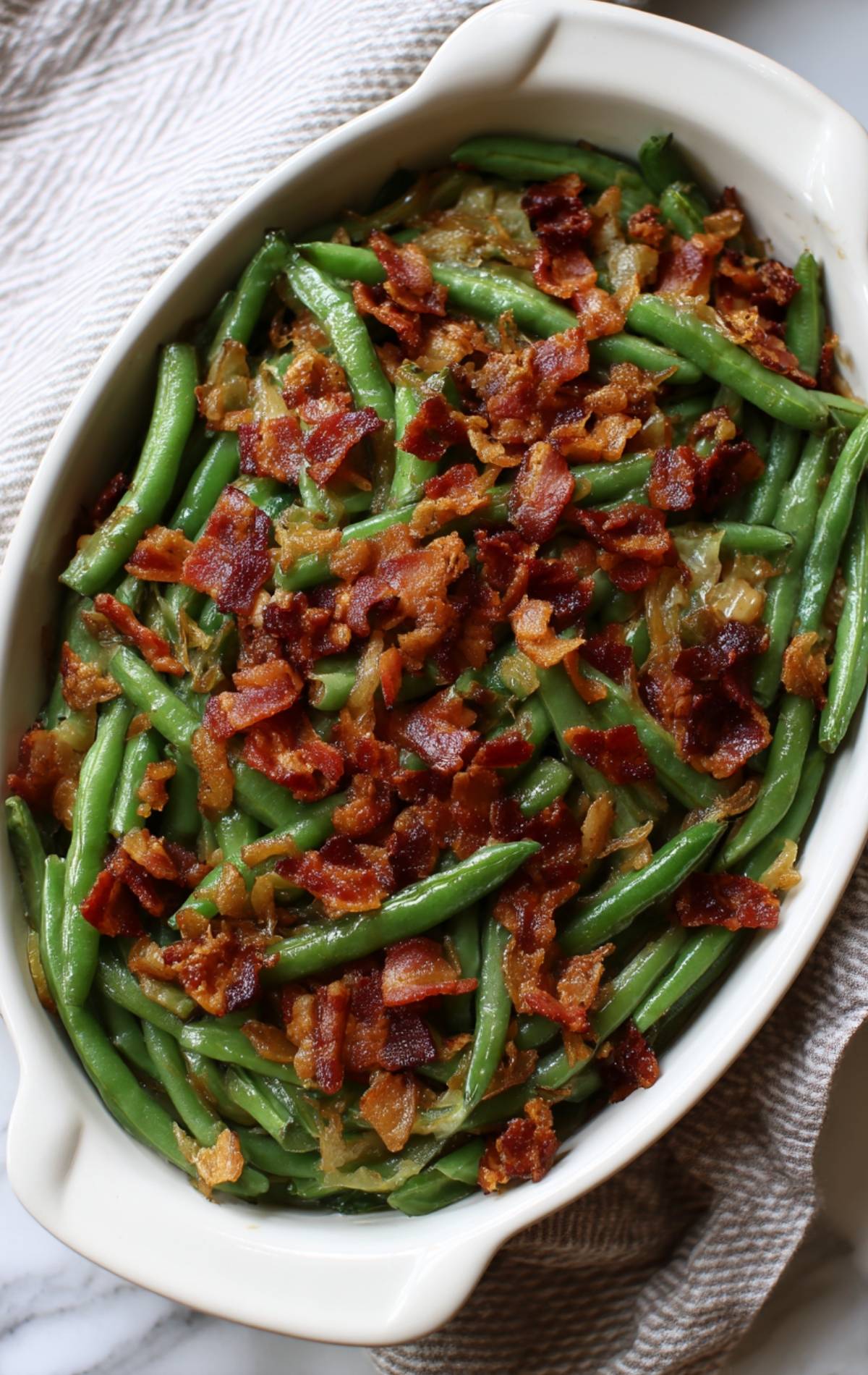 Green Bean Casserole With Bacon
