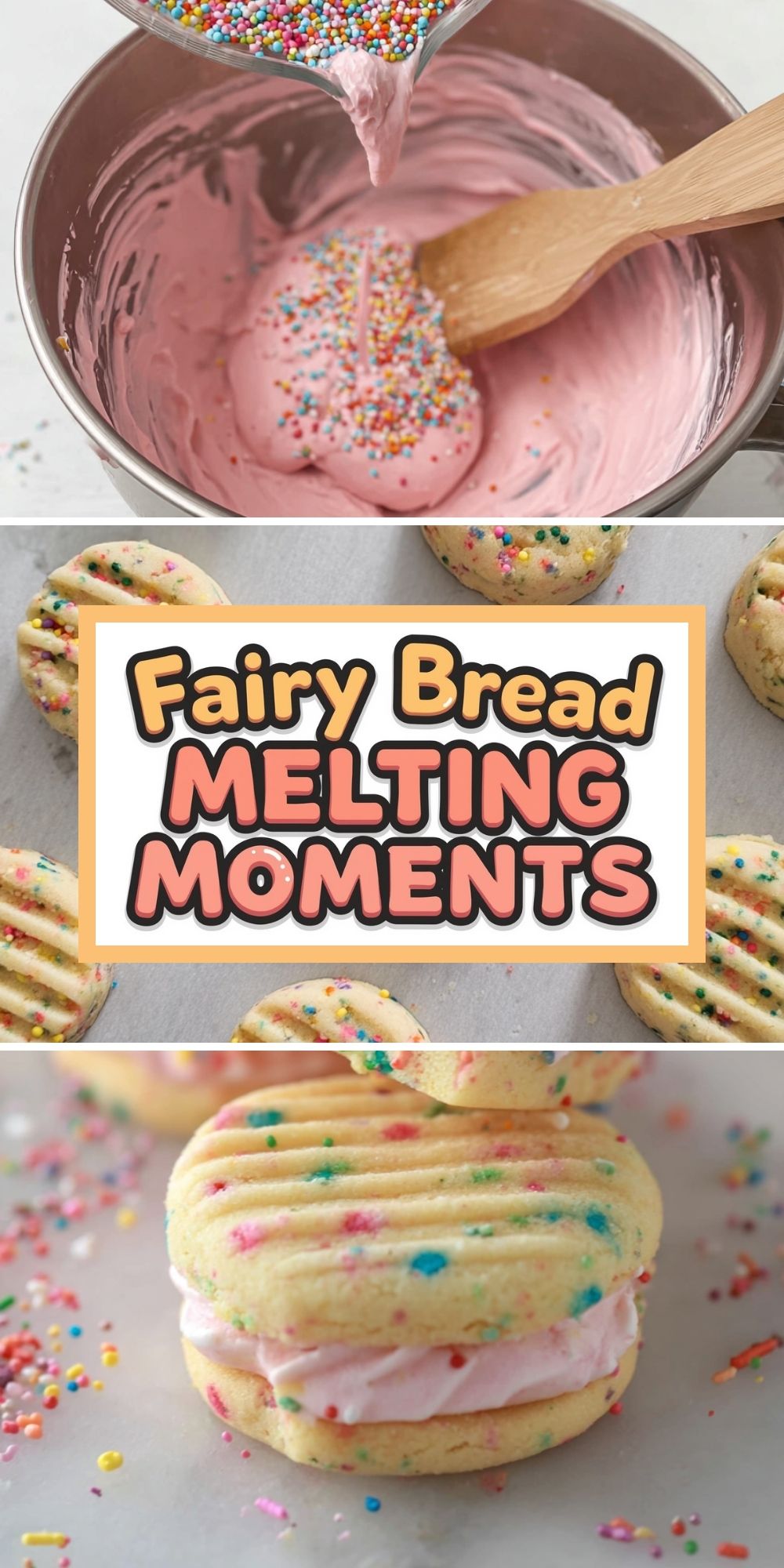 Fairy Bread Melting Moments