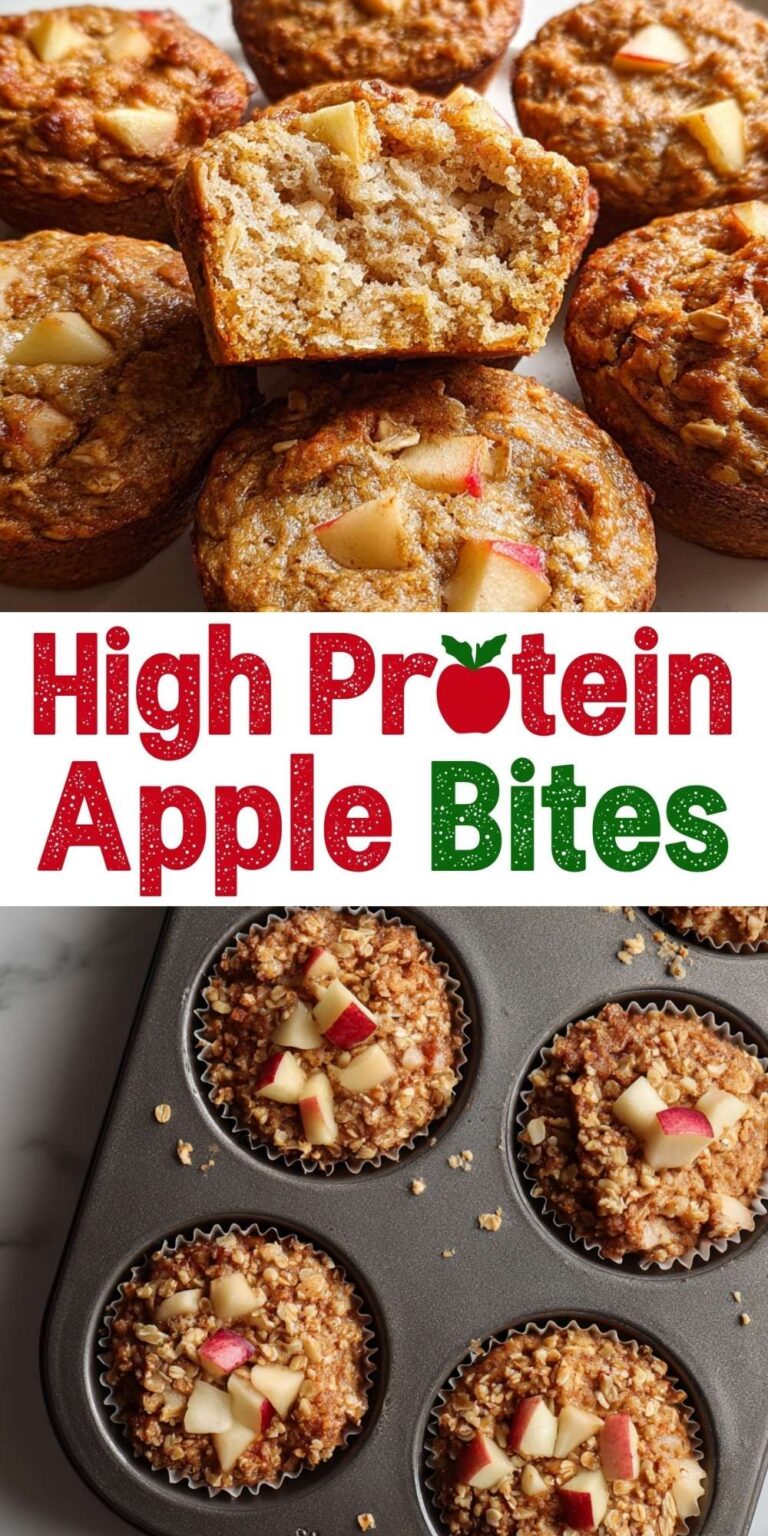High Protein Apple Bites