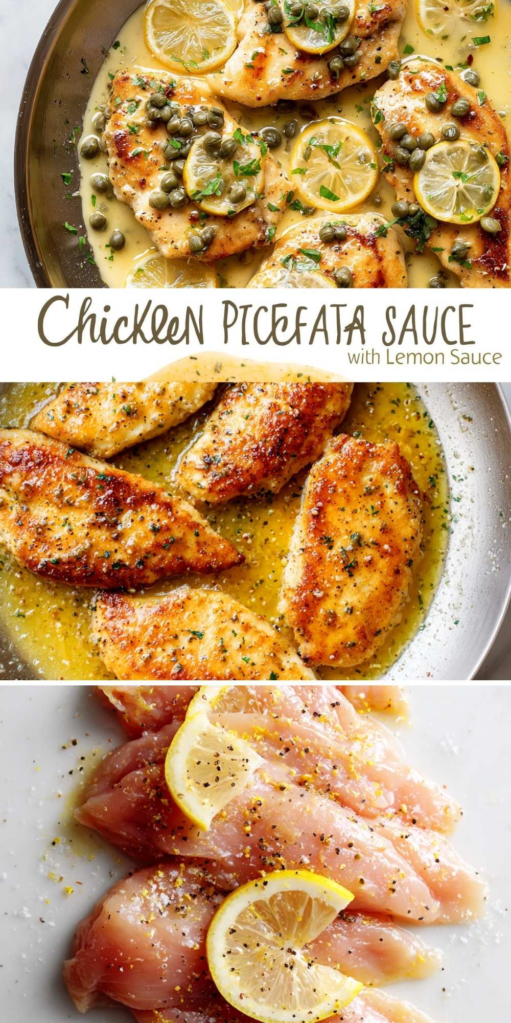 Chicken Piccata with Lemon Sauce