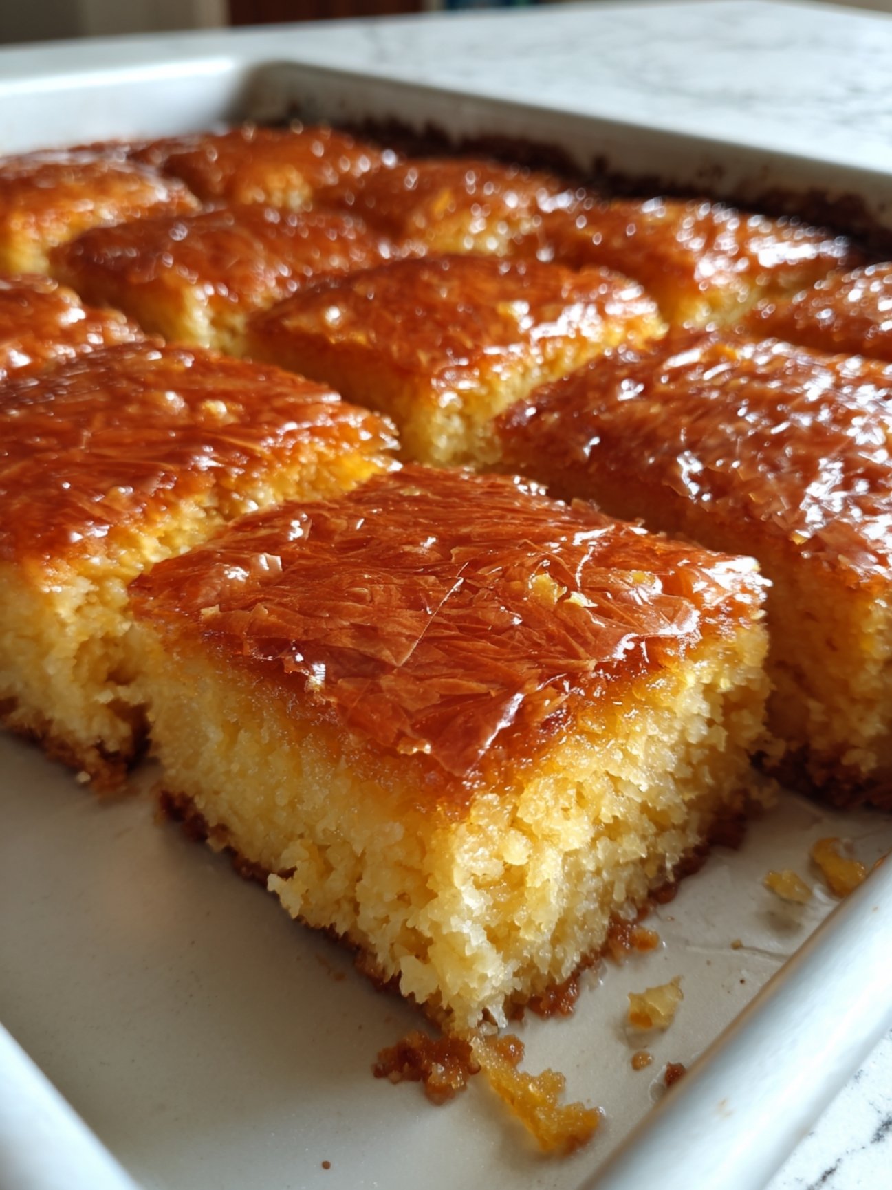 Greek Orange Cake with Syrup