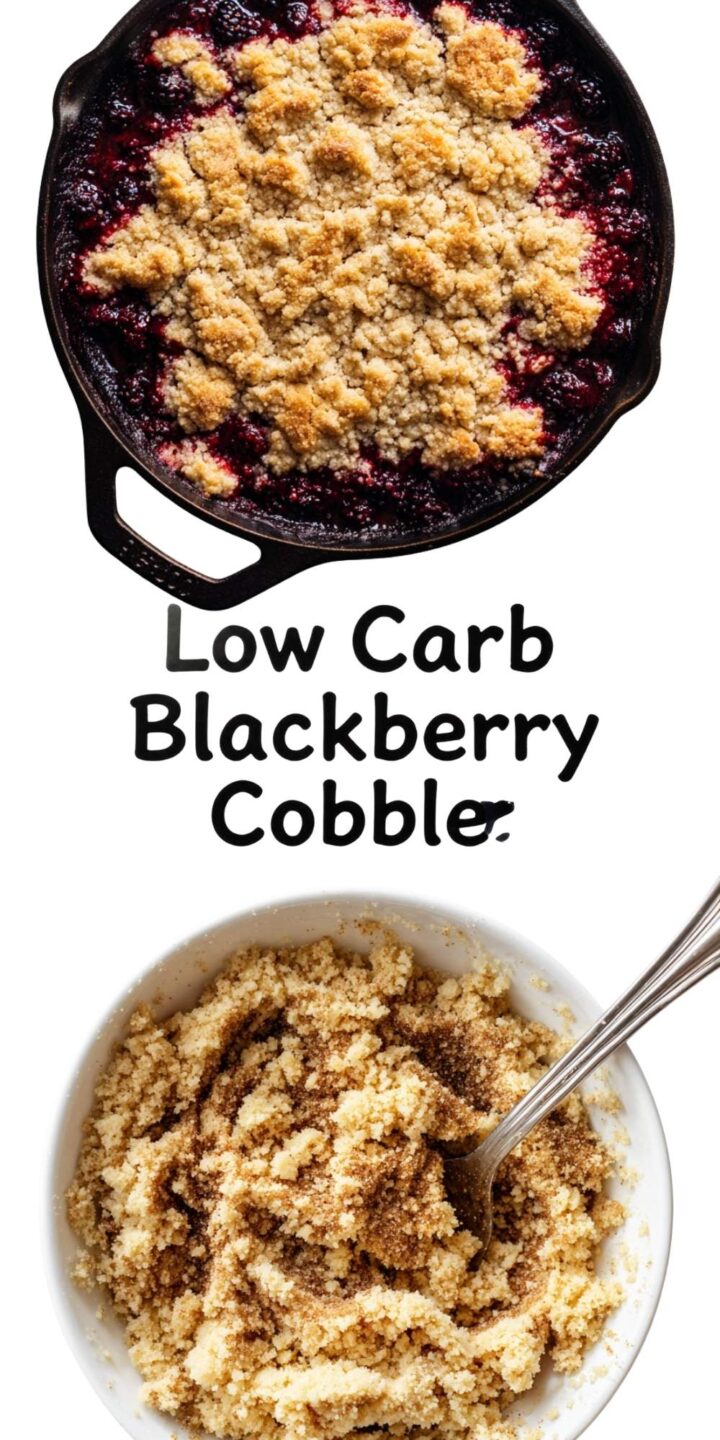 Low Carb Blackberry Cobbler