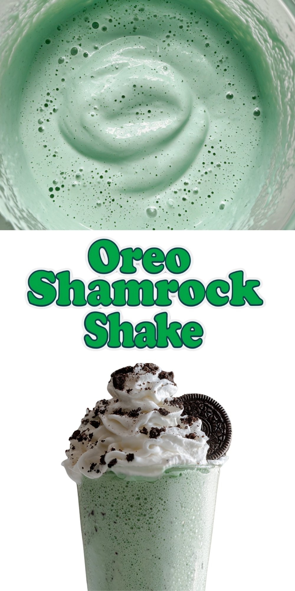 Oreo Shamrock Shake