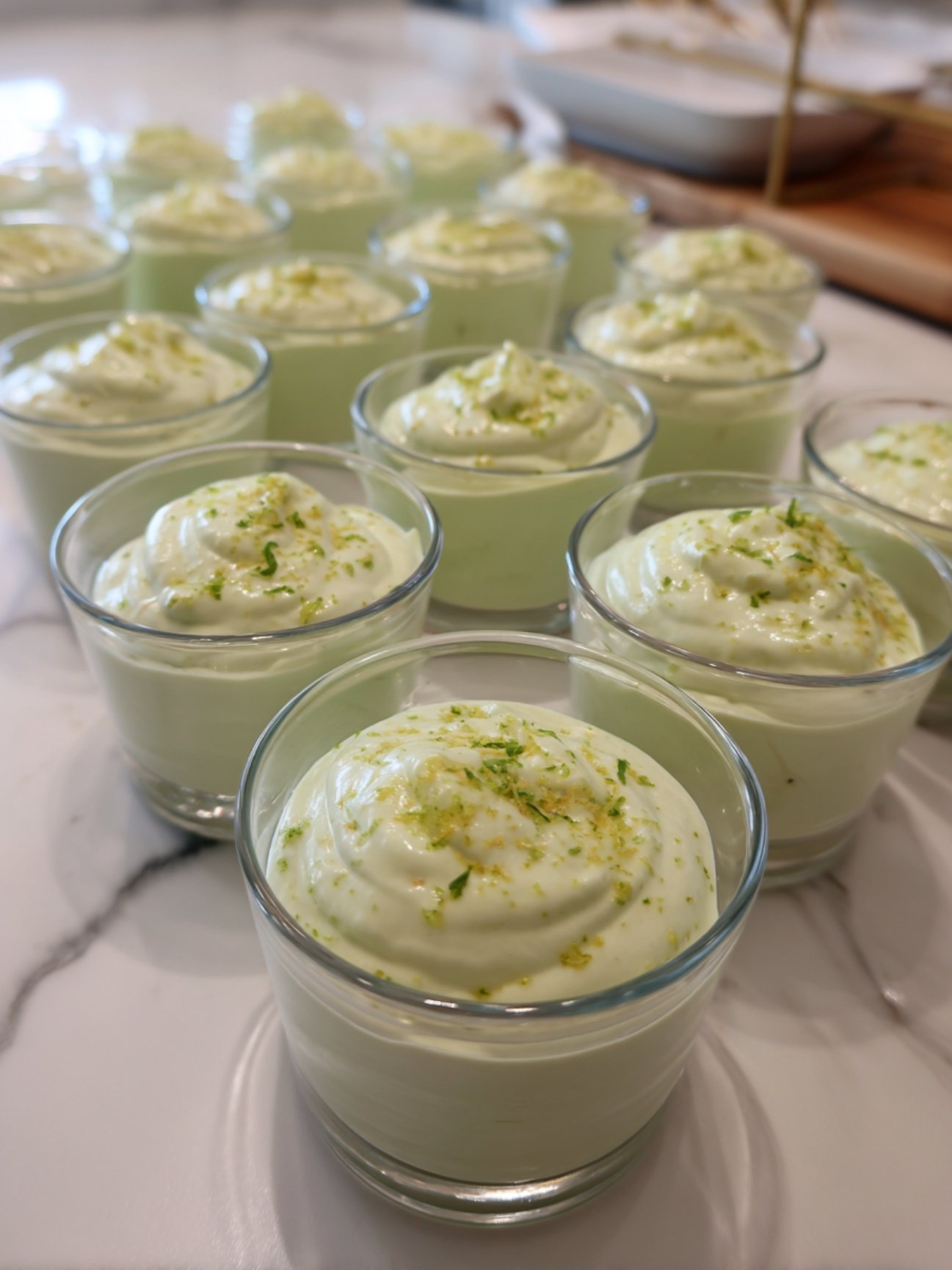 Keto Lime Mousse Cups