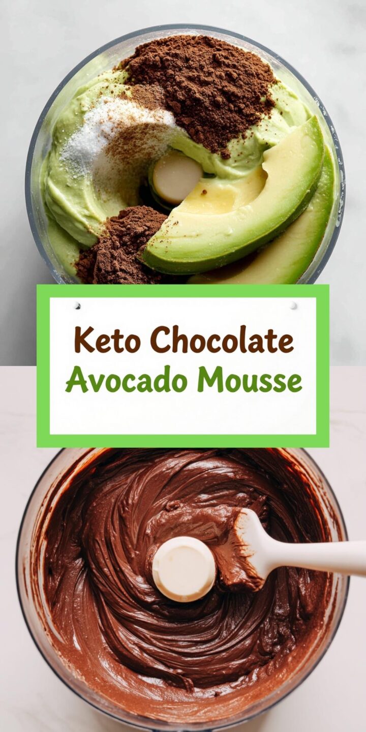 Keto Chocolate Avocado Mousse