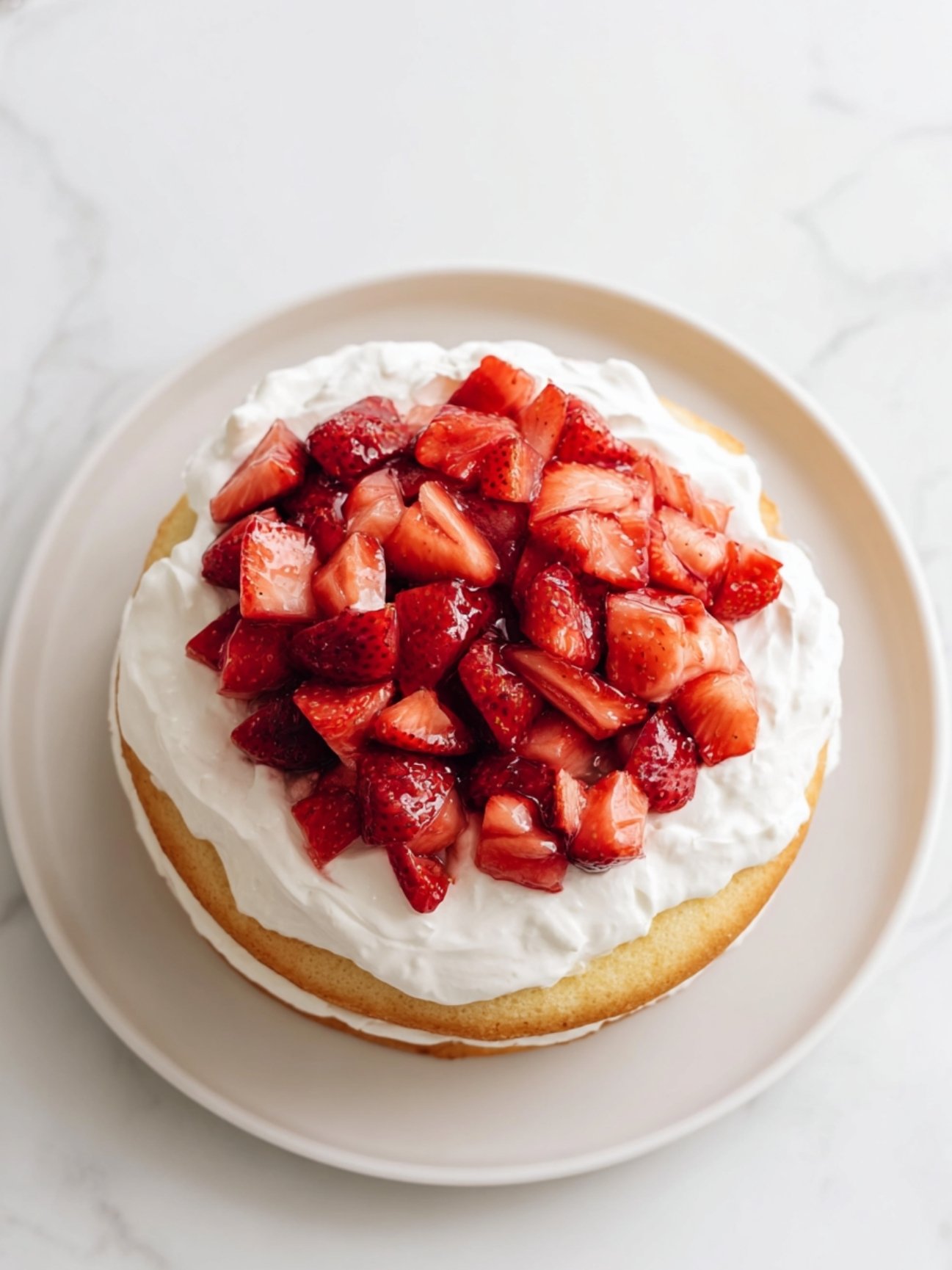 Strawberry Shortcake Cake