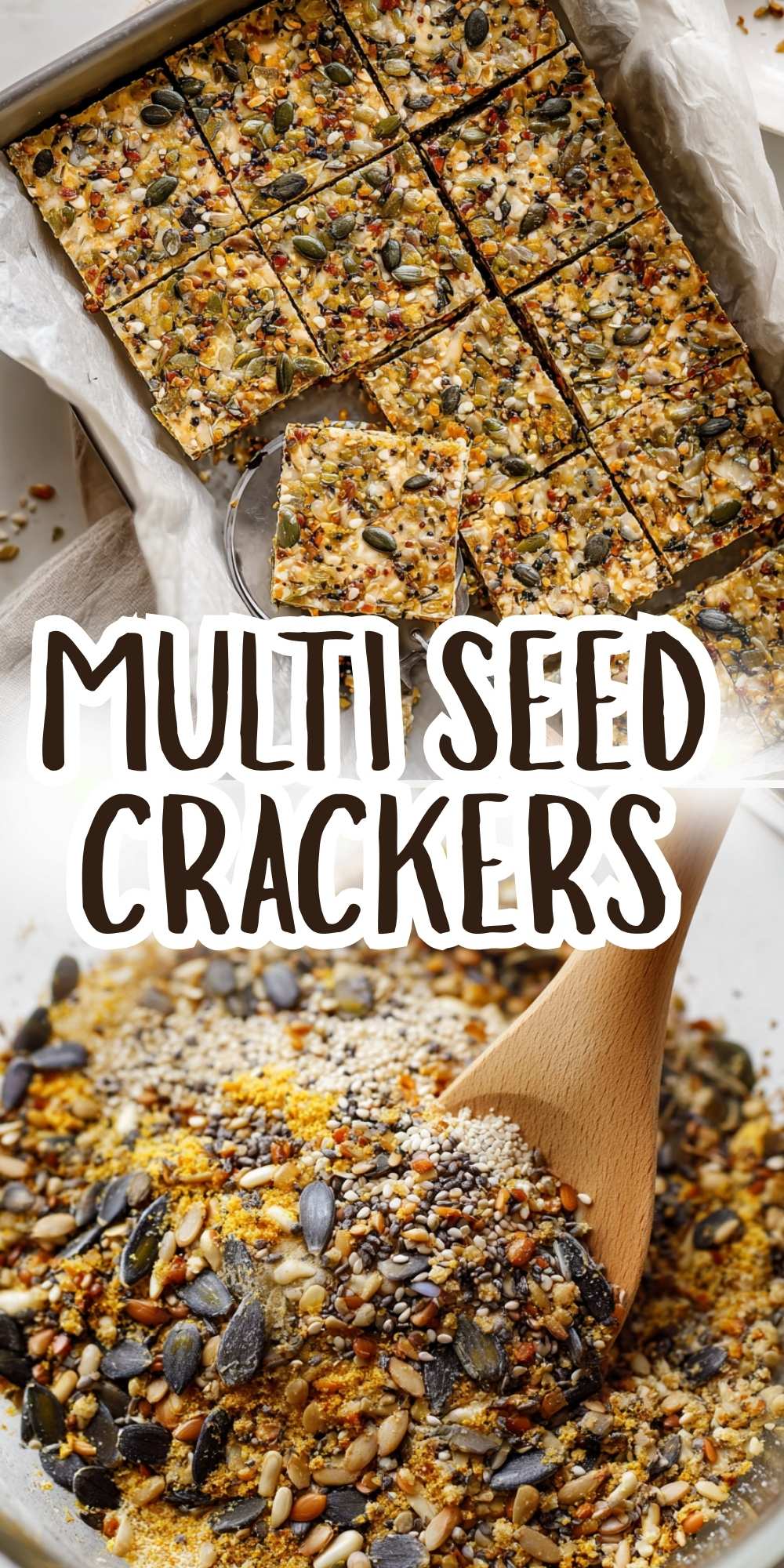 Multi Seed Crackers Recipe Easy Homemade Healthy Snack