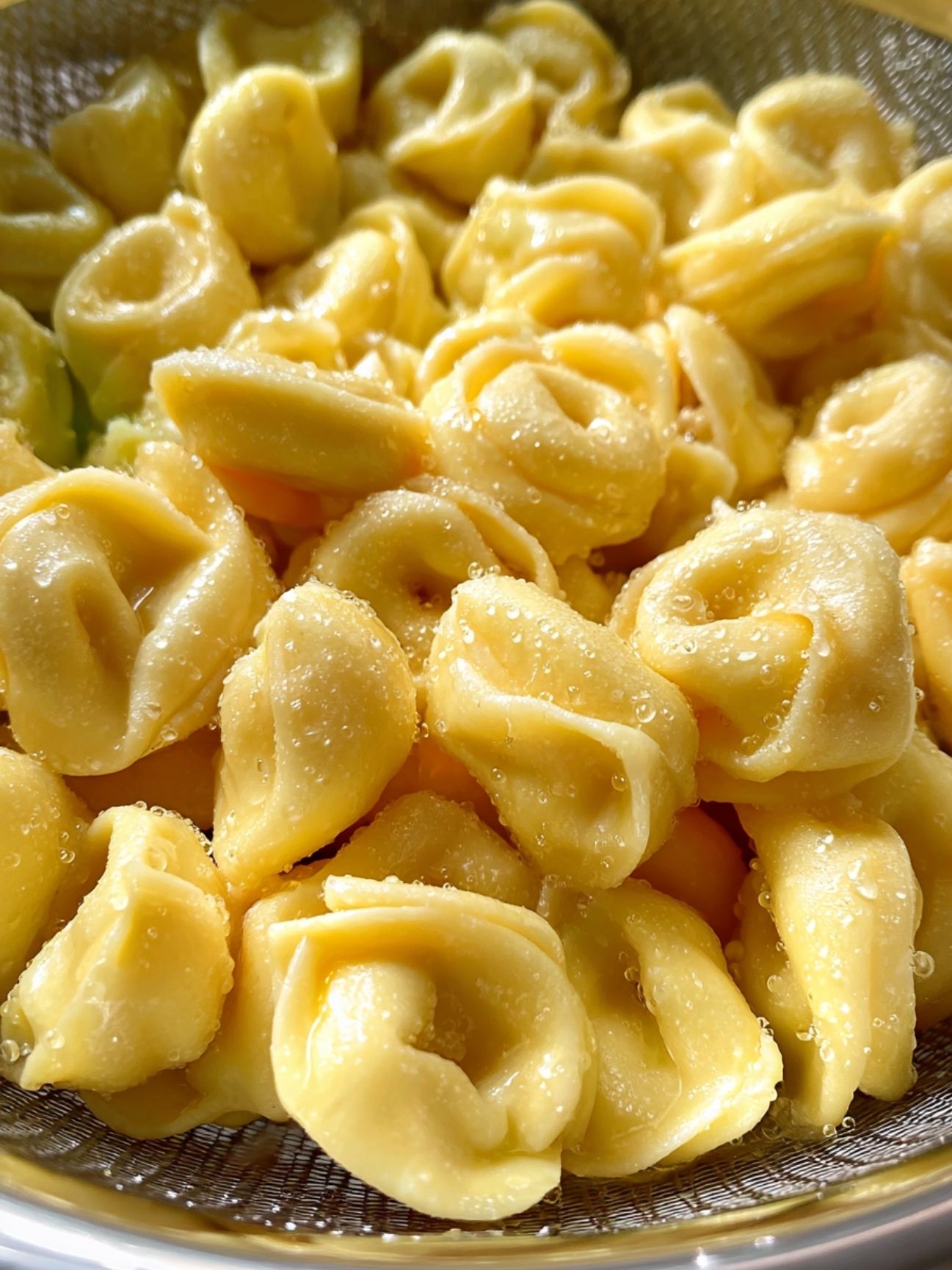 step 2 - pesto tortellini pasta salad