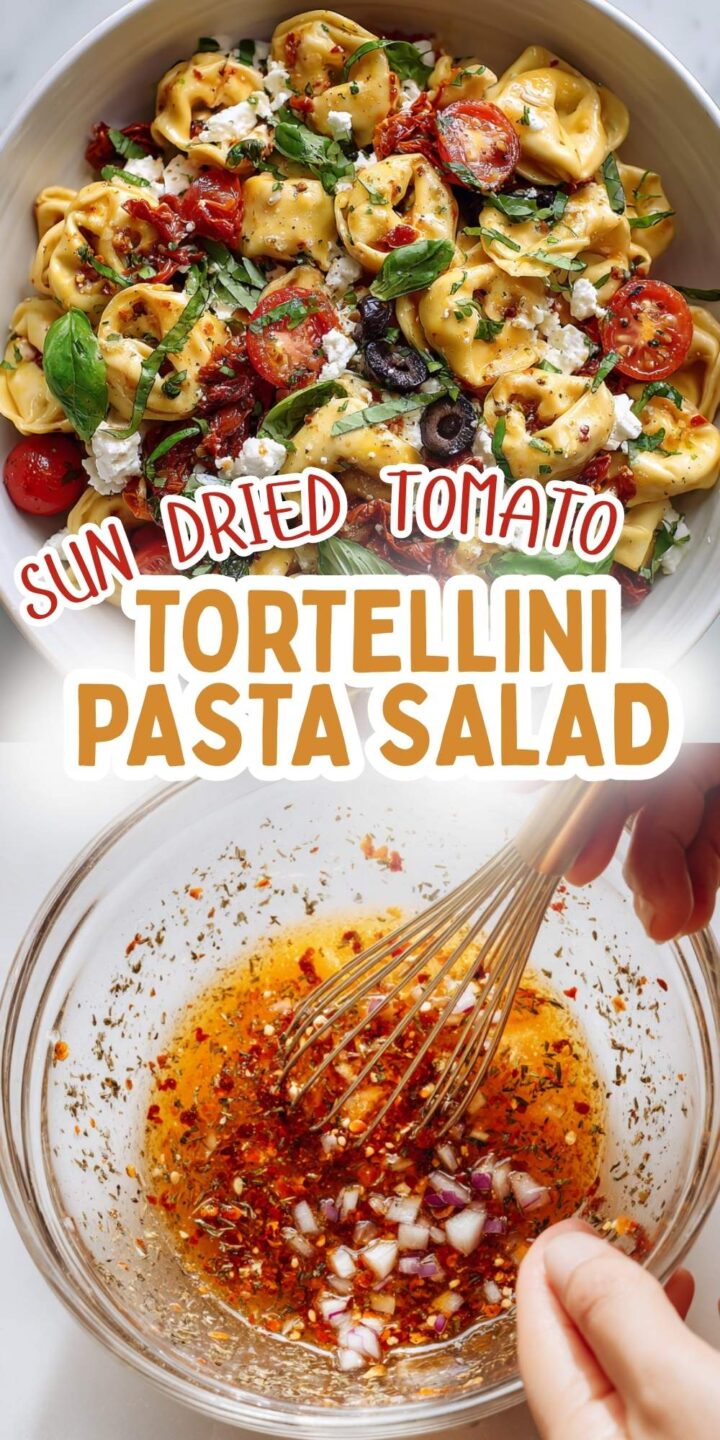 Sun Dried Tomato Tortellini Pasta Salad