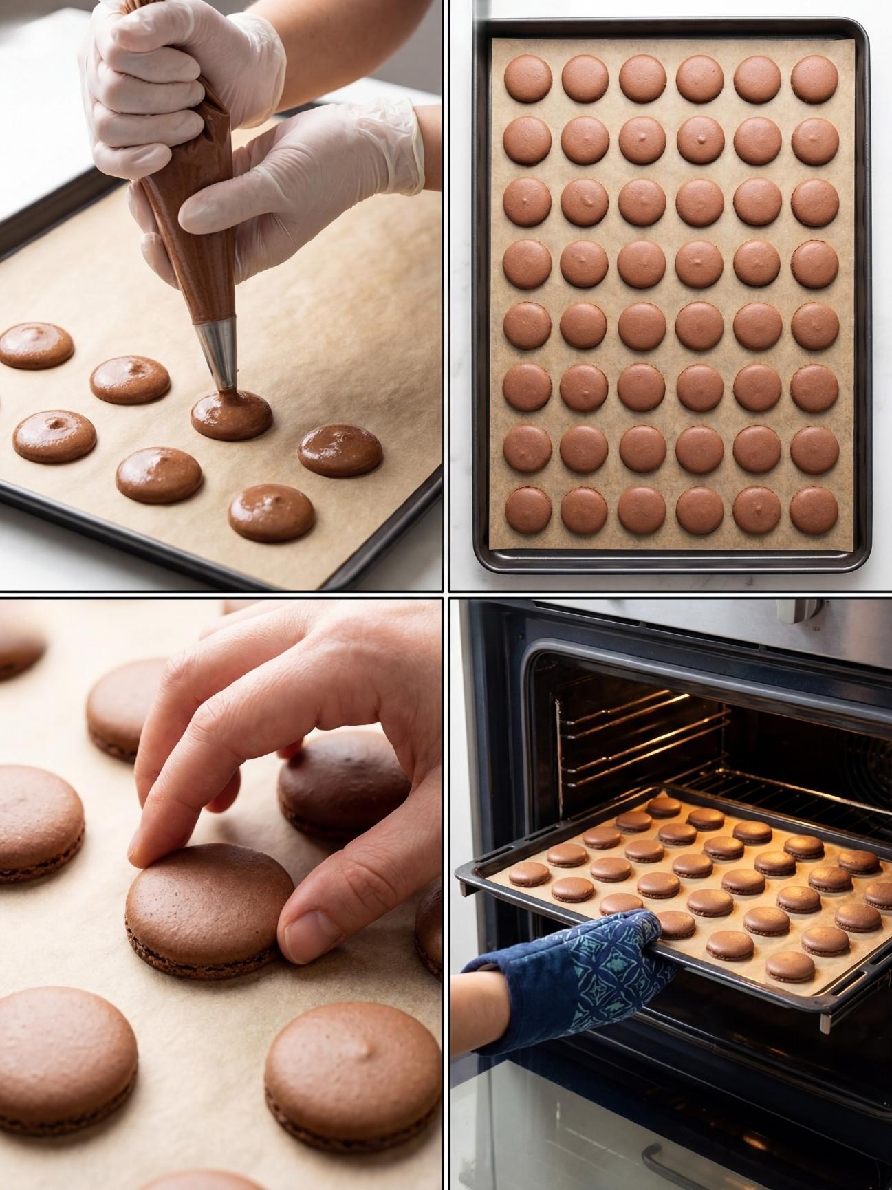 chocolate-macarons-step-4
