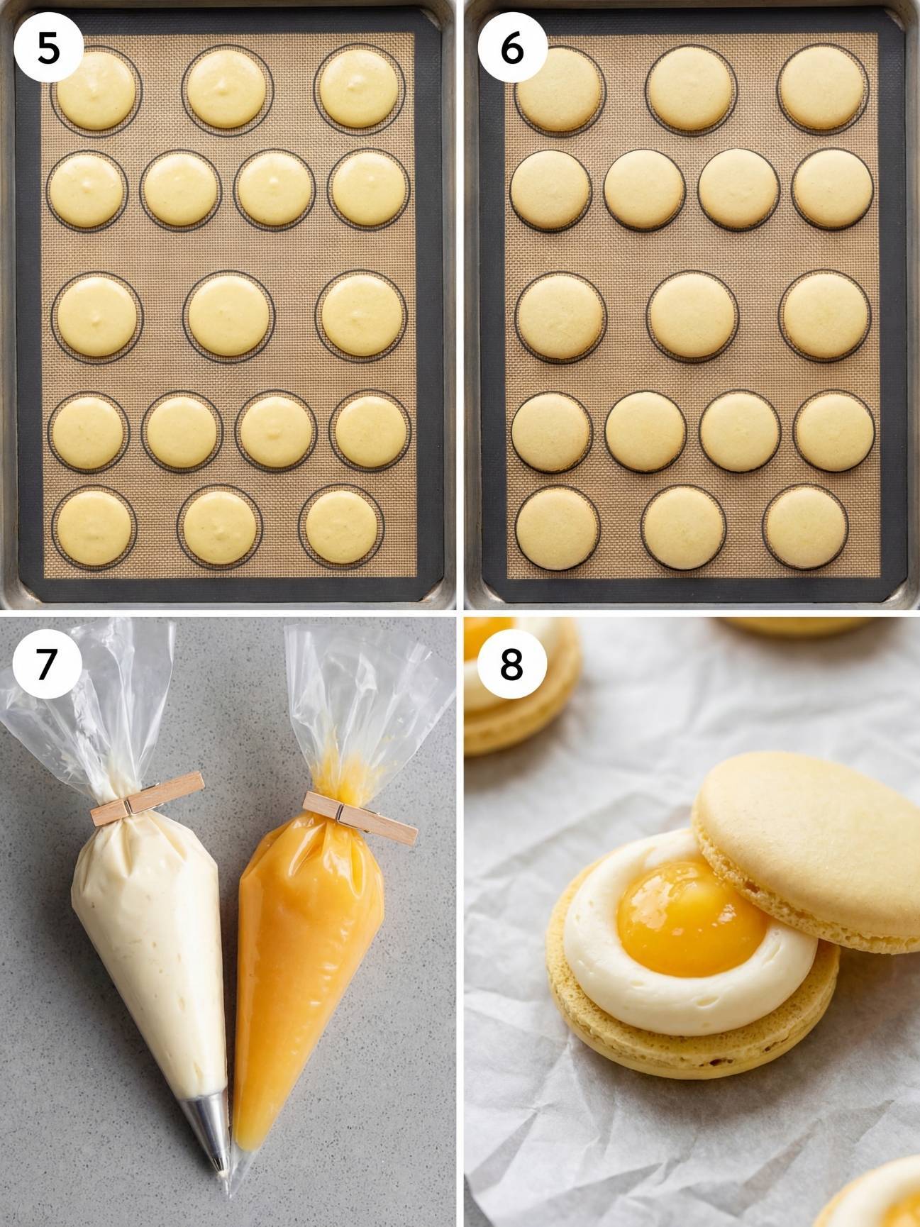 lemon-macaron-step-2