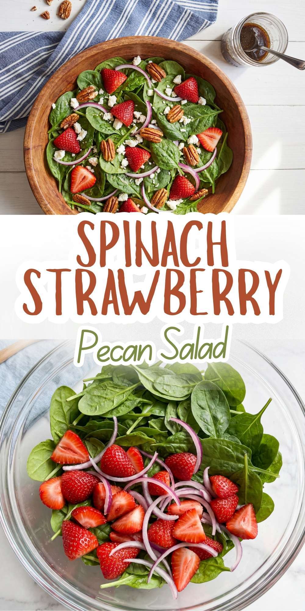 Spinach Strawberry Pecan Salad Recipe