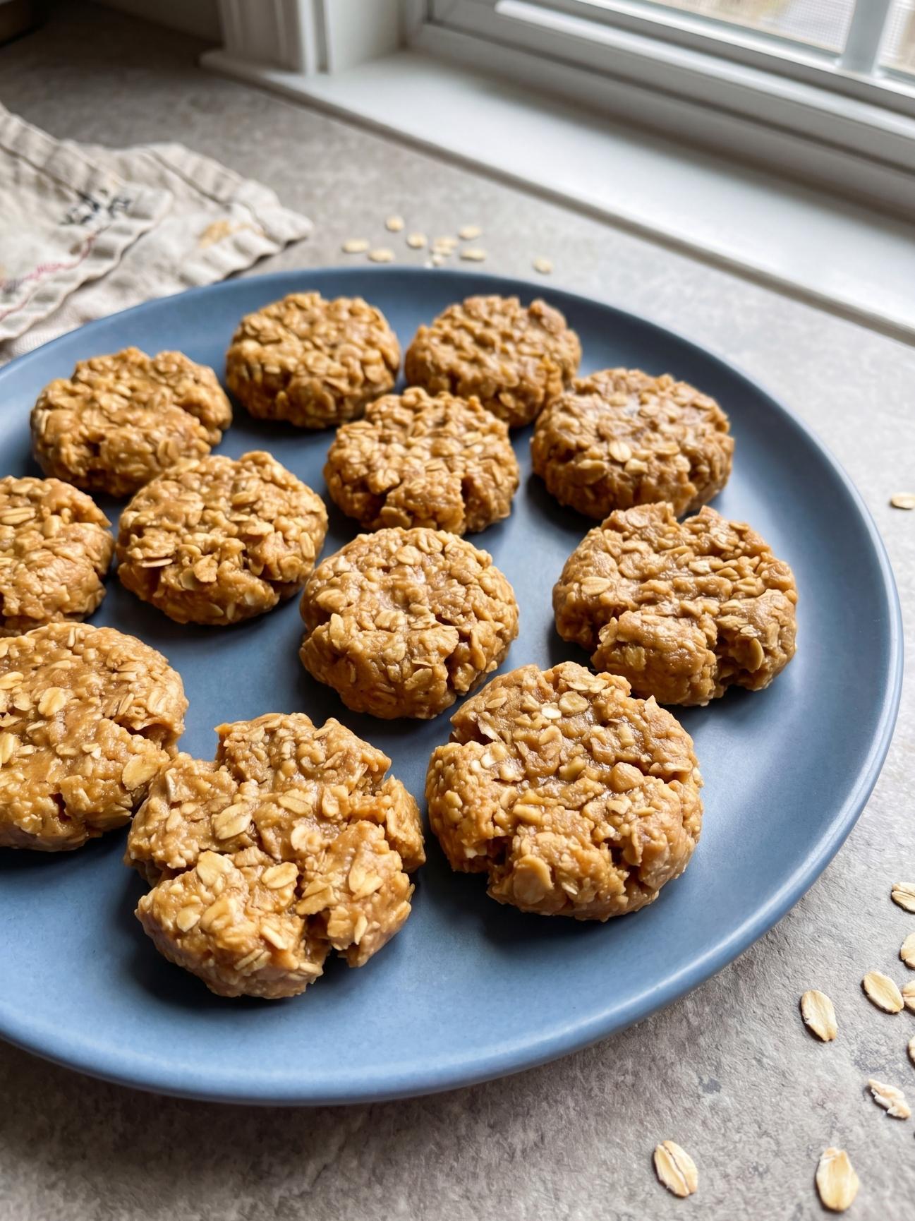 step-6 - no bake peanut butter cookies